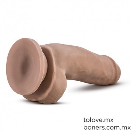 Dildo Realista Cm Piel Morena Blush Au Naturel El Gordo