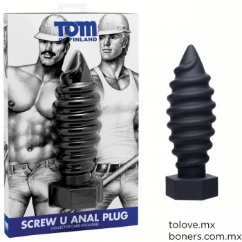 Butt Plug Anal con forma de Tornillo | Sexshop Gay México | Envíos a todo Guanajuato