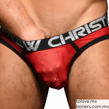 Trusa Andrew Christian | Scarlet Sheer Brief w/ Almost Naked
