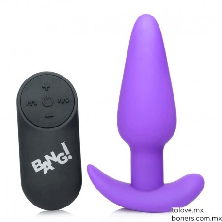 Sex Shop en Línea | Venta de plug anal vibrador de silicón con control remoto | Compra Segura | Envío CDMX y todo México