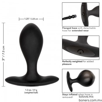 Sex shop virtual | Venta de Plug Anal Bombeable con Pesa | Comienza y Termina muy Bien | Envío Morelia, Zamora y Uruapan