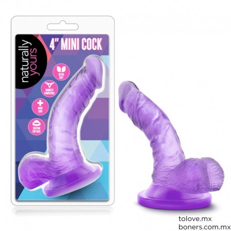 Sex Shop | Compra Mini Dildo Jelly Púrpura 10 cm | Retardantes para eyaculación | Envíos a León, Celaya y todo Guanajuato