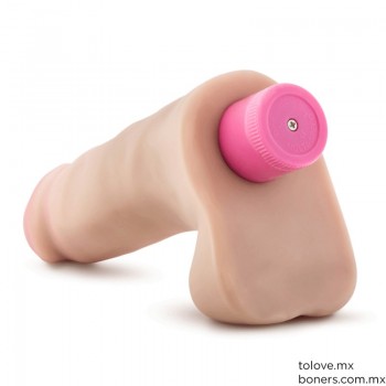 Tienda Online Sexo | Compra Vibrador con Testículos 18 cm | Productos para sexualidad | Envíos a Cuernavaca, Morelos