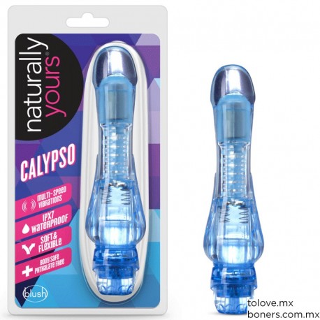 Sex shop online | Compra Vibrador Calypso Jelly Azul | Vibrador de App Celular | Envío CDMX, Jalisco, Nuevo León y toda CDMX