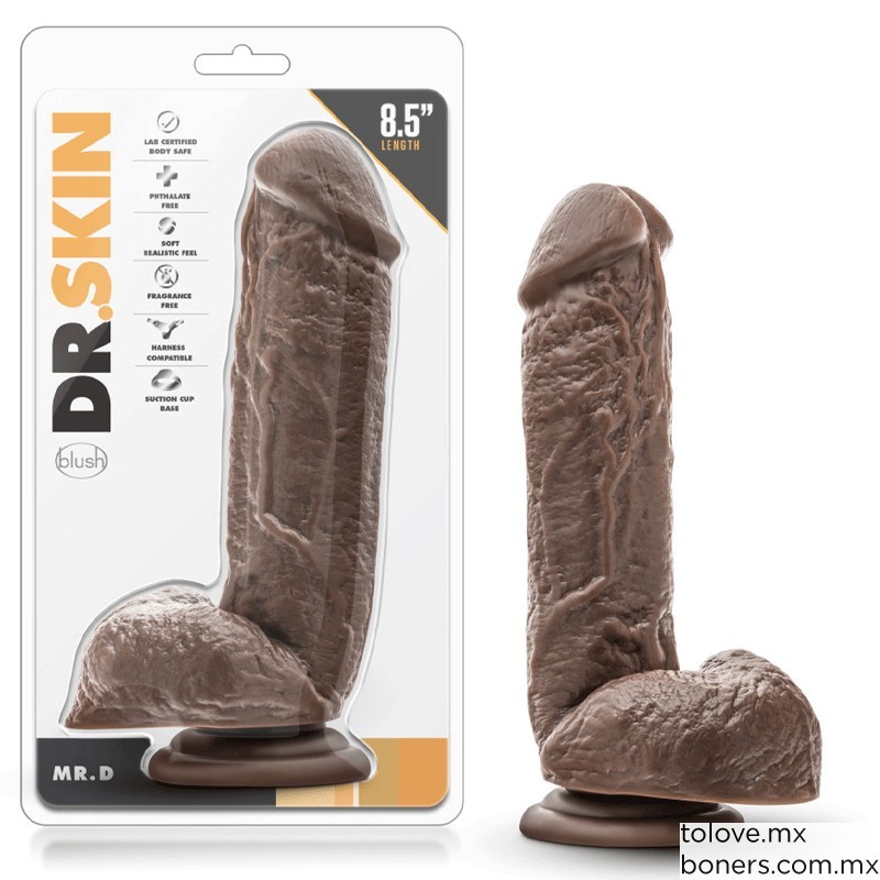 Sexshop online | Compra Dildo Mr. D Chocolate 22 cm | Sexshop Portales | Envío a Tampico, Matamoros, Reynosa y Nuevo Laredo