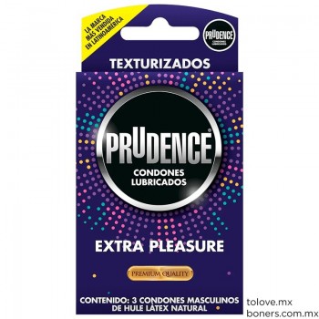 Condones Texturizados Prudence Extra Pleasure | Sex Shop en Línea | Compra Segura | Envíos a CDMX y toda la República Mexicana