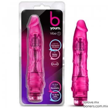 Tienda de Artículos de Sexo | Compra Vibrador Flexible 23 cm Rosa | Gel para sexo oral | Envío Tabasco, Campeche y Veracruz