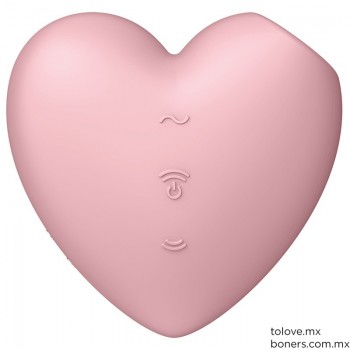 Estimulador de clítoris con succión y vibración de diseño discreto | Satisfyer Cutie Heart Rosa | Entrega el mismo día en CDMX