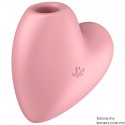 Succionador de clítoris y vibrador en forma de corazón | Satisfyer Cutie Heart | Compra y envío discreto a todo México