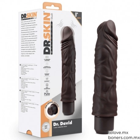 Sexshop | Donde comprar Vibrador Dr David Silicón 20 cm | Gel para sexo oral | Envío Pachuca, Tula y Tulancingo