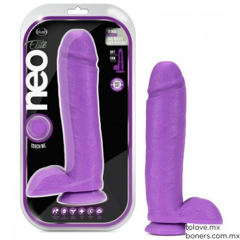 Tienda Online Sexo | Venta de Dildo Silicón 27 cm Púrpura | Precio Anillo Vibración | Envío a Cancún sin retrasos