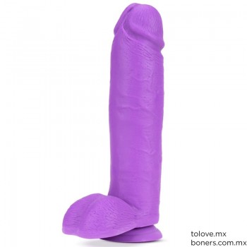 Sex shop en línea | Compra Dildo Silicón 27 cm Púrpura | Juguetes Sexuales para Adulto | Envío seguro a Puebla