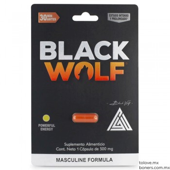 Vigorizante Masculino Black Wolf | Vigorizante Black Wolf 1 cápsula