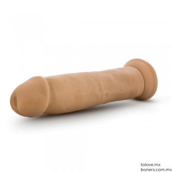 Sexshop gay | Precio de Dildo Dr. Skin 24 cm Mocha | Deja que te Resbale Delicioso | Envío Morelia, Zamora y Uruapan