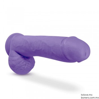 Boutique erótica | Precio de Dildo Big John 29 cm Púrpura | Sex Toys que resbalan riquísimo | Entregas en Alcaldía Tláhuac