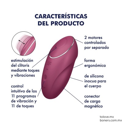 Sex Shop | Precio de Vibrador de Contacto Tap & Climax 1 | Lubricantes sexuales | Envío mismo día Ciudad de México