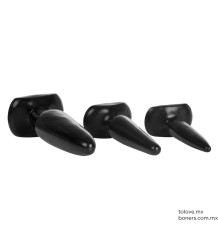 Sexshop | Compra Kit Plugs Anales Entrenamiento | Precio Anillo Vibración | Envío Baja California, Sonora y norte del país