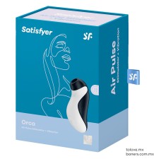 Estimulador para clítoris Satisfyer Orca | Succionador y vibrador | Diseño discreto con forma de orca | Compra segura y discreta