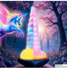 Sex Shop | Compra Unicorn Glow in The Dark Vibrating Silicone Dildo | Dildo discreto | Envío Veracruz, Xalapa, Oaxaca