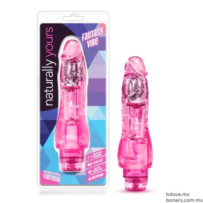 Sex shop virtual | Donde comprar Vibrador 23 cm Fantasy Vibe Rosa | Consolador para hombre | Envío Monterrey, Puebla, Tijuana