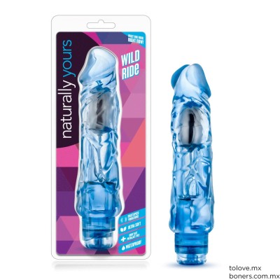 Sexshop online | Venta de Vibrador Flexible Azul 23 cm | Productos Sexuales | Envío Quintana Roo, Yucatán y todo México