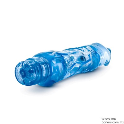 Tienda Online Sexo | Venta de Vibrador Flexible Azul 23 cm | Vibradores para Mujer | Envío Morelia, Zamora y Uruapan