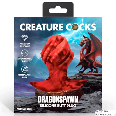 Sex shop virtual | Venta de Plug Anal Dragonspawn Butt Plug Medium | Placer a tu Ritmo | Envío seguro a Puebla