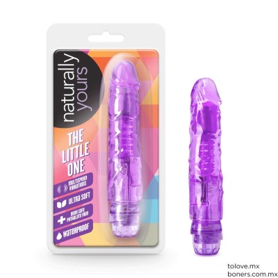 Tienda de Consoladores | Compra Vibrador Textura Natural 17 cm Púrpura | Dildo discreto | Envíos a Cuernavaca, Morelos