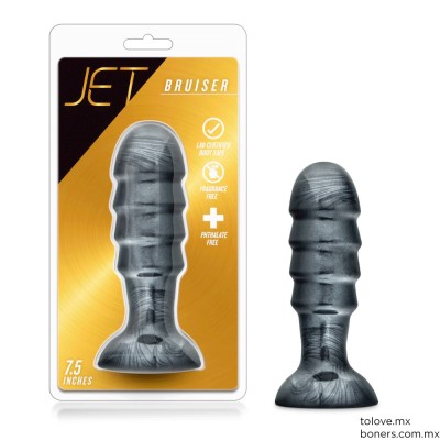 Venta de Juguetes Eróticos | Precio de Plug Anal Negro Brillante Bruiser | Dildo discreto | Envío Veracruz, Xalapa, Oaxaca