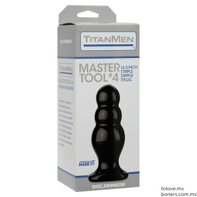 Sexshop online | Precio de Plug Anal TitanMen Master Tool 4 | Placer a tu Ritmo | Envío Tabasco, Campeche y Veracruz
