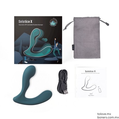 Sexshop gay | Donde comprar Vibrador Anal Solstice X App | Lubricantes sexuales | Entregas en Alcaldía Cuauhtémoc