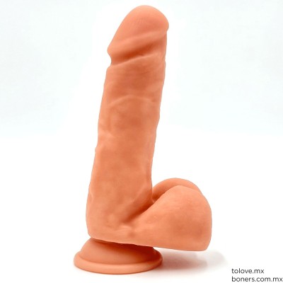 Sex shop gay | Precio de Dildo Realista con Testículos 20 cm | Gel para sexo oral | Envío Guanajuato, Querétaro e Hidalgo
