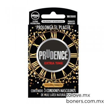 Condones Prudence Extra Time | Sex Shop en Línea | Compra Segura | Envíos a CDMX y toda la República Mexicana