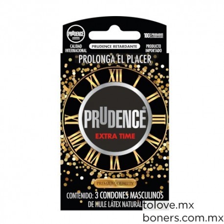 Condones Prudence Extra Time | Sex Shop en Línea | Compra Segura | Envíos a CDMX y toda la República Mexicana