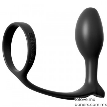 Sex Shop en Línea | Precio de Plug Anal con CockRing de Silicón | Compra Segura | Envíos CDMX y toda la República Mexicana