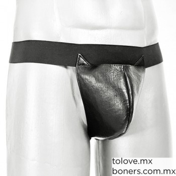 Suspensorio de piel y elastano