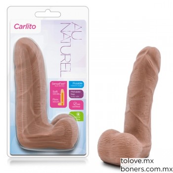 Sex Shop | Venta de Dildo Realista 14 cm Carlito | Vibrador de App Celular | Envío alcaldías Coyoacán, Tláhuac e Iztapalapa