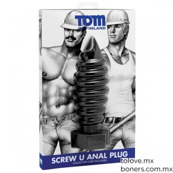Sexshop Gay en Línea | Compra Plug Anal en forma de tornillo | Envíos a toda la República Mexicana
