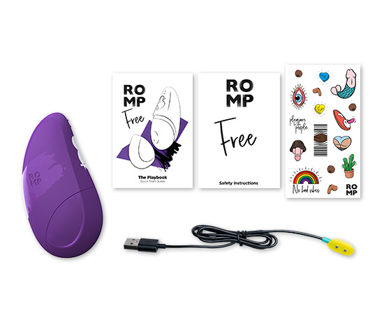 Contenido de Estimulador Clitoral ROMP Free