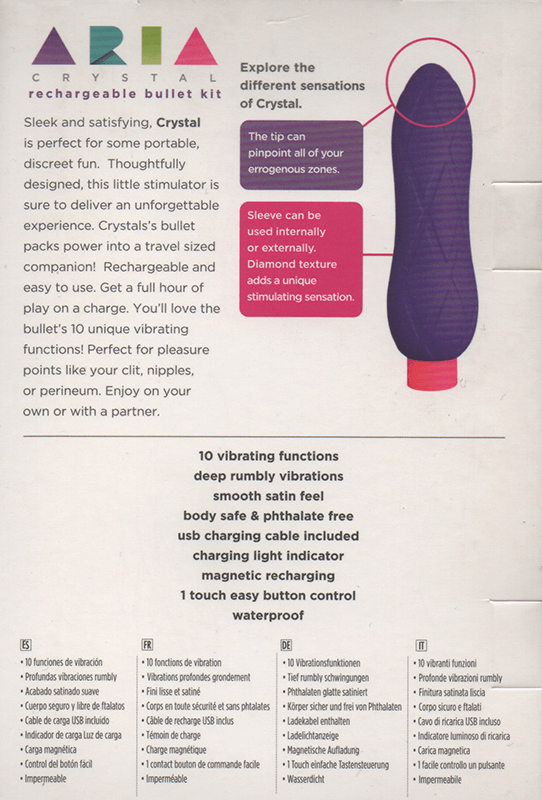 Instrucciones de uso de bala vibradora vaginal con funda de silicón